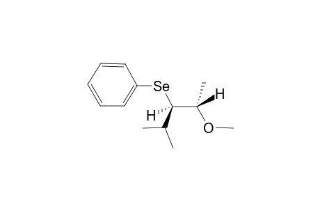 THREO-3-BENZENESELENYL-4-METHOXY-2-METHYL-PENTANE