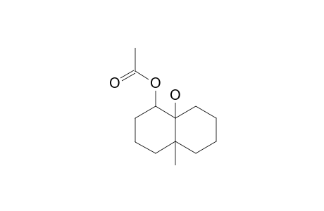 (4A-ALPHA,5-ALPHA,8A-ALPHA)-5-ACETOXY-8A-METHYL-DECAHYDRO-NAPHTHALEN-4A-OL