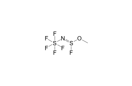 S-Fluoro-S-methoxy-N-pentafluorosulfanylsulfilimine