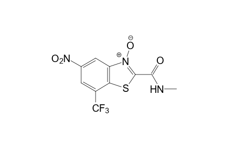 N-methyl-5-nitro-7-(trifluoromethyl)-2-benzothiazolecarboxamide, 3-oxide