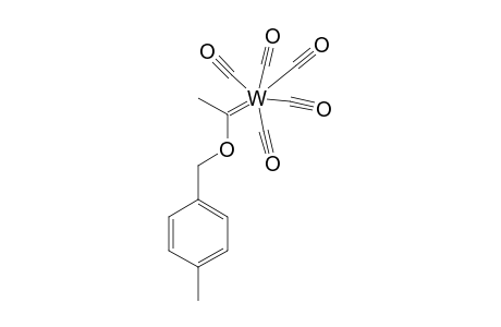 TRANS-(CO)5W=C(OCH2C6H4-PARA-ME)CH3