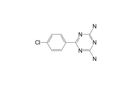 2-(p-chlorophenyl)-4,6-diamino-s-triazine