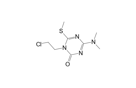 1-(2-Chloroethyl)-4-(dimethylamino)-6-(methylsulfanyl)-1,3,5-triazin-2(1H)-one