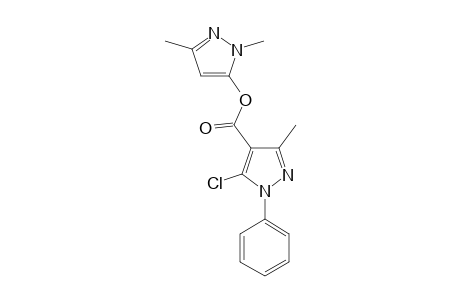 (1,3-DIMETHYL-1H-PYRAZOL-5-YL)-5-CHLORO-3-METHYL-1-PHENYL-1H-PYRAZOLE-4-CARBOXYLATE