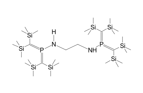 P,P,P',P'-TETRAKIS[BIS(TRIMETHYLSILYL)METHYLENE]-N,N'-DIAMINO-ETHYLEN-BIPHOSPHORAN