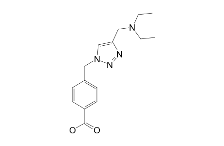 4-[[4-[(DIETHYLAMINO)-METHYL]-1H-1,2,3-TRIAZOL-1-YL]-METHYL]-BENZOIC-ACID