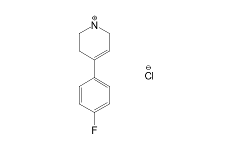 4-(p-fluorophenyl)-1,2,3,4-tetrahydropyridine, hydrochloride