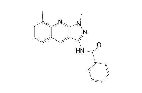 N-(1,8-dimethyl-1H-pyrazolo[3,4-b]quinolin-3-yl)benzamide