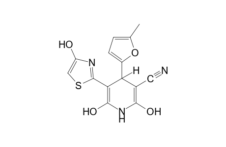 1,4-dihydro-2,6-dihydroxy-5-(4-hydroxy-2-thiazolyl)-4-(5-methyl-2-furyl)nicotinonitrile