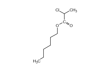 2-chloropropionic acid, hexyl ester