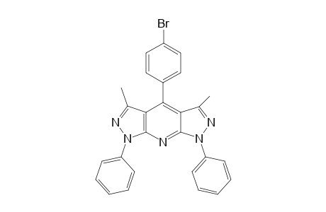 4-(4-BROMOPHENYL)-3,5-DIMETHYL-1,7-DIPHENYL-1H,7H-BISPYRAZOLO-[3,4-B:4',3'-E]-PYRIDINE