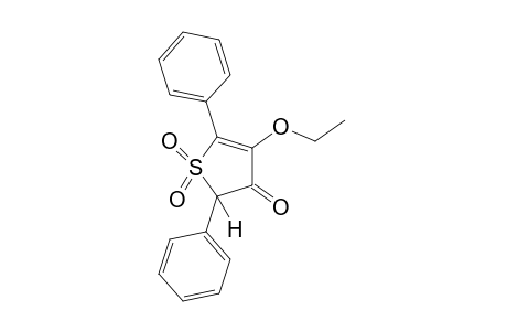 2,5-diphenyl-4-ethoxy-3(2H)-thiophenone, 1,1-dioxide