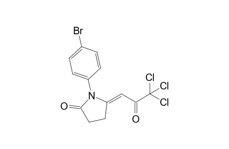 1-(4'-BROMOPHENYL)-5-(3,3,3-TRICHLORO-2-OXO-PROPYLIDENE)-PYRROLIDIN-2-ONE