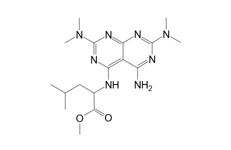 4-Amino-2,7-bis(dimethylamino)-5-[(1-isopropyl-2-methoxy-2-oxoethyl)amino]pyrimidino[4,5-d]pyrimidine