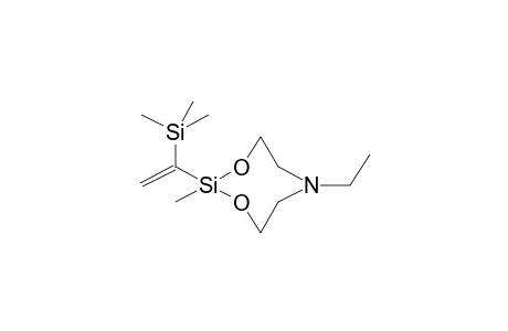 2-(ALPHA-TRIMETHYLSILYLVINYL)-2-METHYL-6-ETHYL-1,3-DIOXA-6-AZA-2-SILACYCLOOCTANE