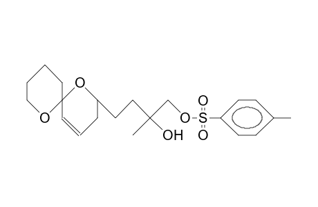 4-(1,7-Dioxa-spiro<5.5>undec-4-en-2-yl)-2-hydroxy-2-methyl-butyl toluene-P-sulfonate