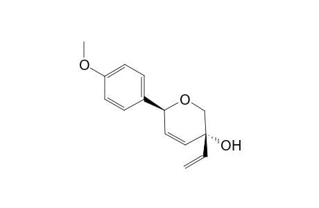 (3R,6S)-3-ethenyl-6-(4-methoxyphenyl)-2,6-dihydropyran-3-ol