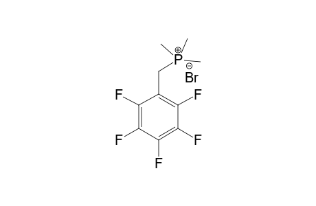 TRIMETHYL-[(PENTAFLUOROPHENYL)-METHYL]-PHOSPHONIUM-BROMIDE