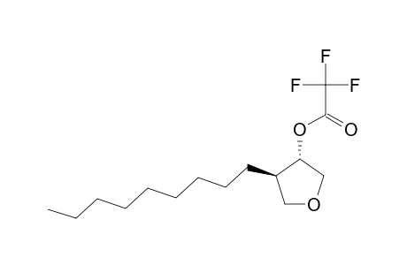 TRANS-3-TRIFLUOROACETOXY-4-NONYLTETRAHYDROFURAN