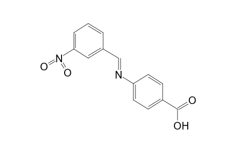 p-[(m-nitrobenzylidene)amino]benzoic acid