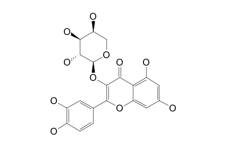 GUAIJAVERIN;QUERCETIN-3-O-ALPHA-L-ARABINOPYRANOSIDE