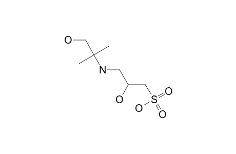 3-[(1,1-dimethyl-2-hydroxyethyl)amino]-2-hydroxy-1-propanesulfonic acid