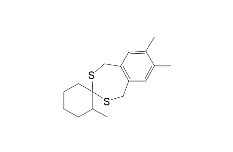 1,5-dihydro-2',7,8-trimethylspiro[2,4-benzodithiepin-3,1'-cyclohexane