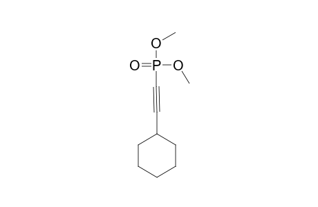 CYCLOHEXYLETHYNYL-PHOSPHONIC-ACID-DIMETHYLESTER