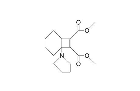 Dimethyl 1-(1-pyrrolidinyl)-bicyclo(4.2.0)oct-7-ene-7,8-dicarboxylate