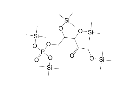 5-O-(Bis[(trimethylsilyl)oxy]phosphoryl)-1,3,4-tris-O-(trimethylsilyl)pent-2-ulose