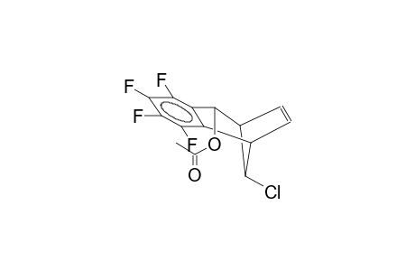 8-ANTI-CHLORO-2-ENDO-ACETOXY-3,4-TETRAFLUOROBENZOBICYCLO[3.2.1]OCTADIENE-3,6