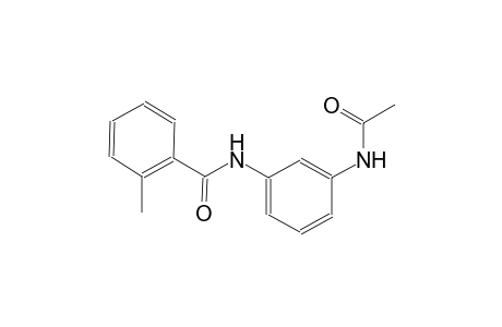 N-[3-(acetylamino)phenyl]-2-methylbenzamide