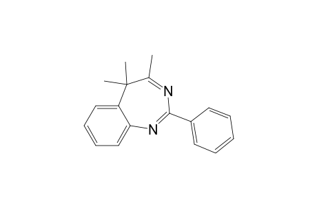 5H-1,3-Benzodiazepine, 4,5,5-trimethyl-2-phenyl-