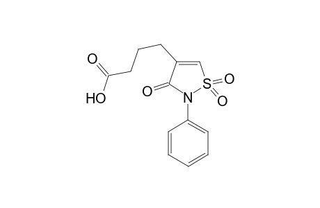 4-(2-Phenyl-1,1,3-trioxo-2,3-dihydro-1H-isothiazol-4-yl)-butanoic acid