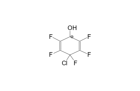 1-CHLORO-4-HYDROXYPENTAFLUOROBENZOLONIUM CATION