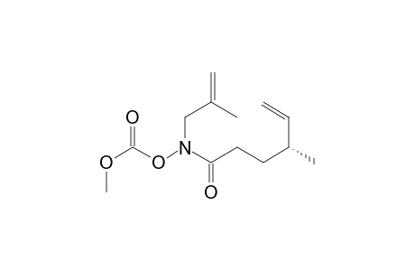 5-Hexenamide, N-[(methoxycarbonyl)oxy]-4-methyl-N-(2-methyl-2-propenyl)-, (R)-