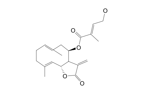 8-BETA-(4'-HYDROXYTIGLOYLOXY)-COSTUNOLIDE;GUAIANOLIDE-5'-TIGLOYLEUPAHAKONENIN-B