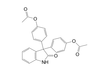 3,3-bis(p-hydroxyphenyl)-2-indolinone, diacetate (ester)