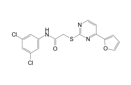 3',5'-dichloro-2-{[4-(2-furyl)-2-pyrimidinyl]thio}acetanilide