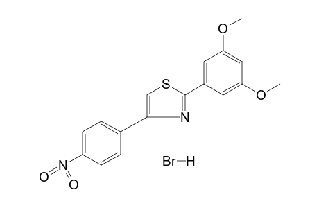 2-(3,5-dimethoxyphenyl)-4-(p-nitrophenyl)thiazole, hydrobromide