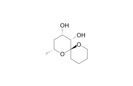 (2R*,4S*,5S*,6S*)-2-METHYL-1,7-DIOXASPIRO-[5,5]-UNDECANE-4,5-DIOL