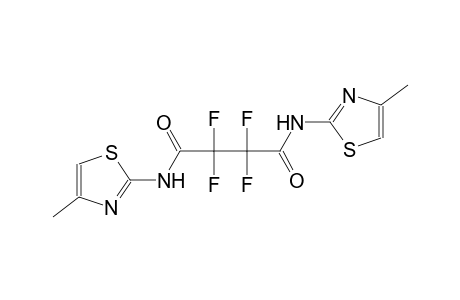 2,2,3,3-tetrafluoro-N~1~,N~4~-bis(4-methyl-1,3-thiazol-2-yl)succinamide