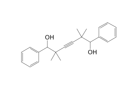 2,2,5,5-tetramethyl-1,6-di(phenyl)hex-3-yne-1,6-diol