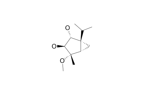 (*)-(3S*,4R*)-DIHYDROXY-(5R*)-METHOXYSABINANE