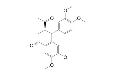 7,8-SECO-HOLOSTYLONE-A;REL-(7'S,8'R)-4-HYDROXY-3',4',5-TRIMETHOXY-7,8-SECO-2,7'-CYCLOLIGNAN-7,8-DIONE