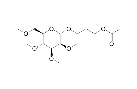 3-Acetyloxypropyl 2,3,4,6-tetra-O-methyl-.alpha.,D-mannopyranoside