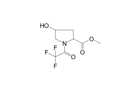 Methyl 4-hydroxy-1-(trifluoroacetyl)-2-pyrrolidinecarboxylate