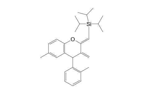 2-(Z)-Triisopropylsilylmethylene-3-methylidene-4-(2-methylphenyl)-6-methylchromane