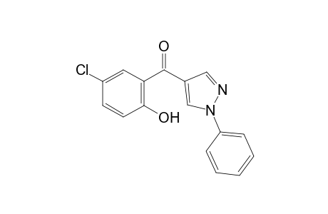 5-chloro-2-hydroxyphenyl 1-phenylpyrazol-4-yl ketone