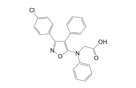 N-Phenyl-N-(3-(4-chlorophenyl)4-phenylisoxazol-5-yl)-amino acetic acid